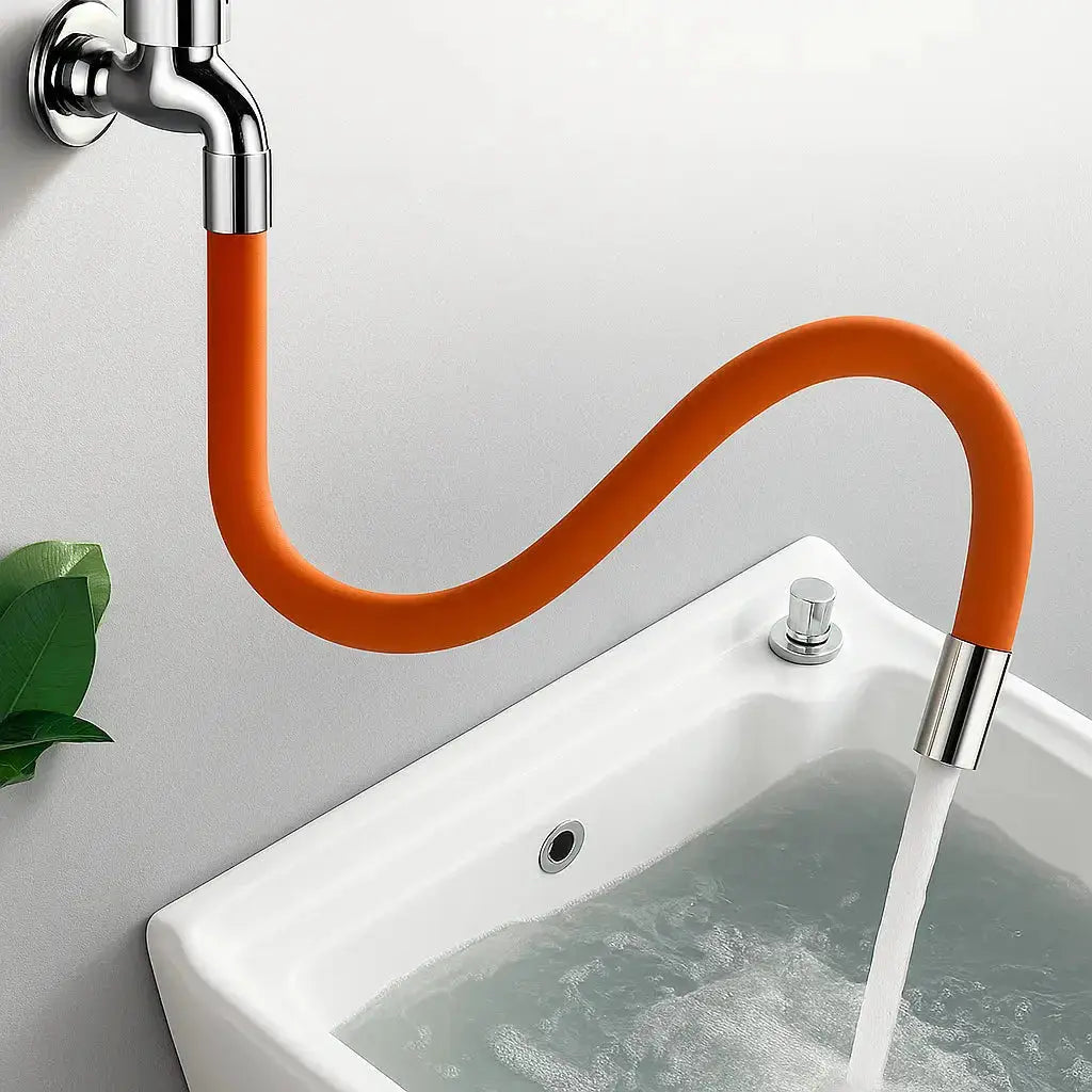 Rotating Faucet Attachment – Flexible Design for Splash-Free Rinsing
