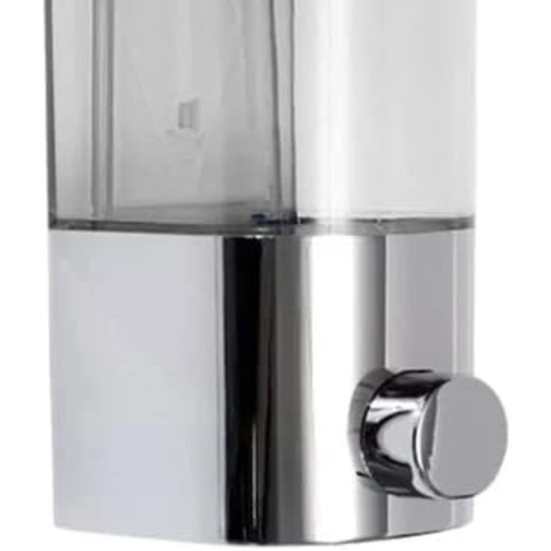 Chrome Soap Dispenser for Wall Mounting with Pump Feature