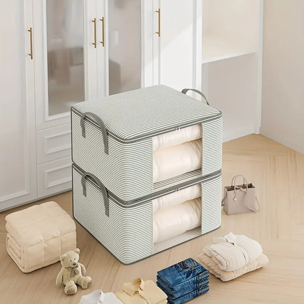 Versatile Foldable Organizer Bag with Clear View Panel