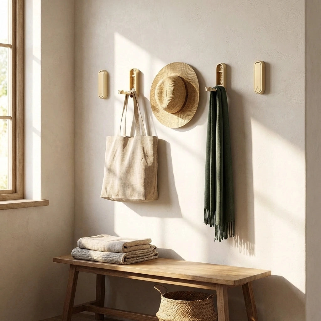 Space-Saving Wall Hook with 18kg Load Capacity