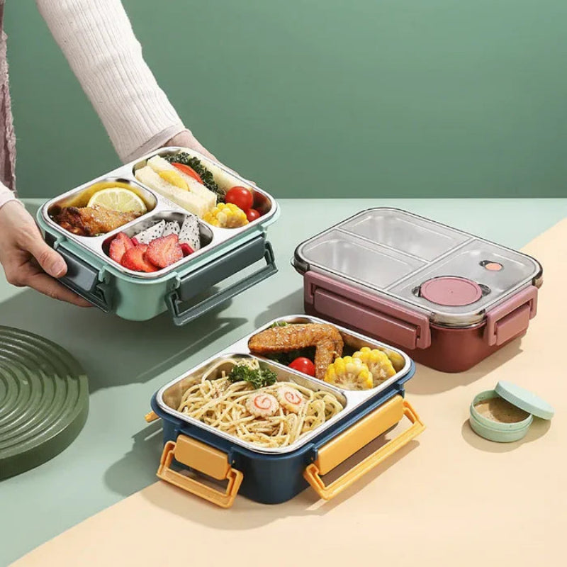 Premium Insulated Food Container with Leak-Resistant Lid - 16.9 to 33.8 oz