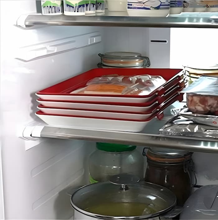 Food Storage Plate | Keeps Groceries Fresh Longer | Elastic Seal Film