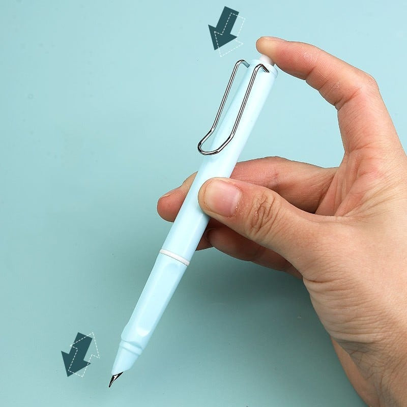Fountain Pen with Click Mechanism for Smooth Writing
