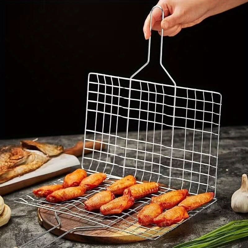 BBQ Basket for Outdoor Cooking – Large Capacity Grill Accessory