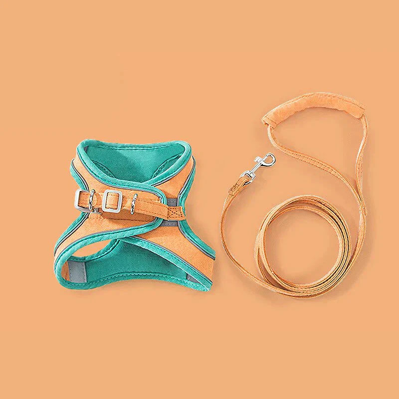 Reflective Safety Stripes Cat Harness and Leash – Comfortable Design