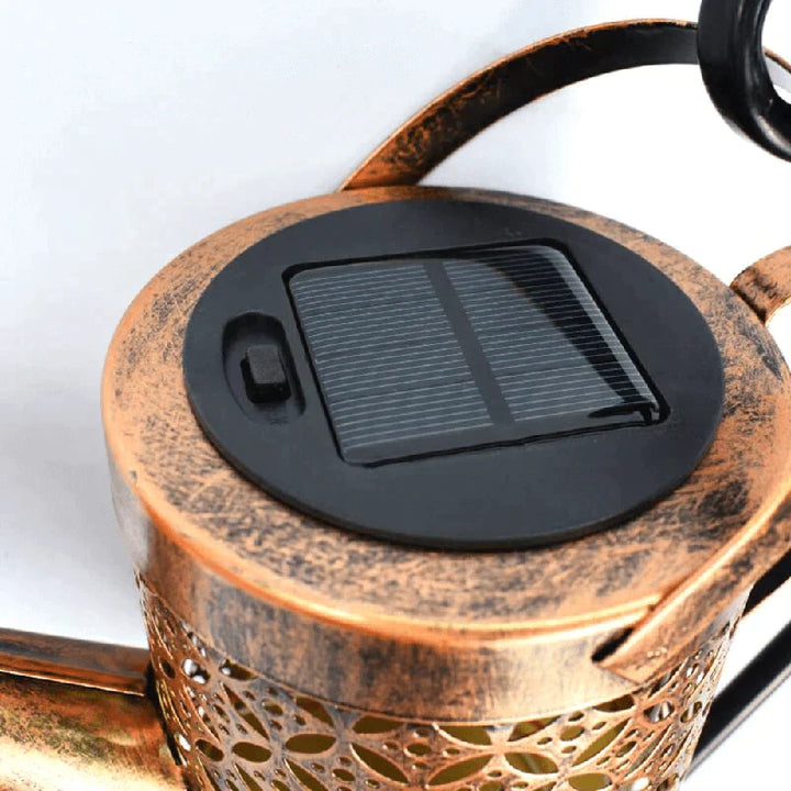 Solar Garden Light | Watering Can Design | Soft Rain Effect Illumination