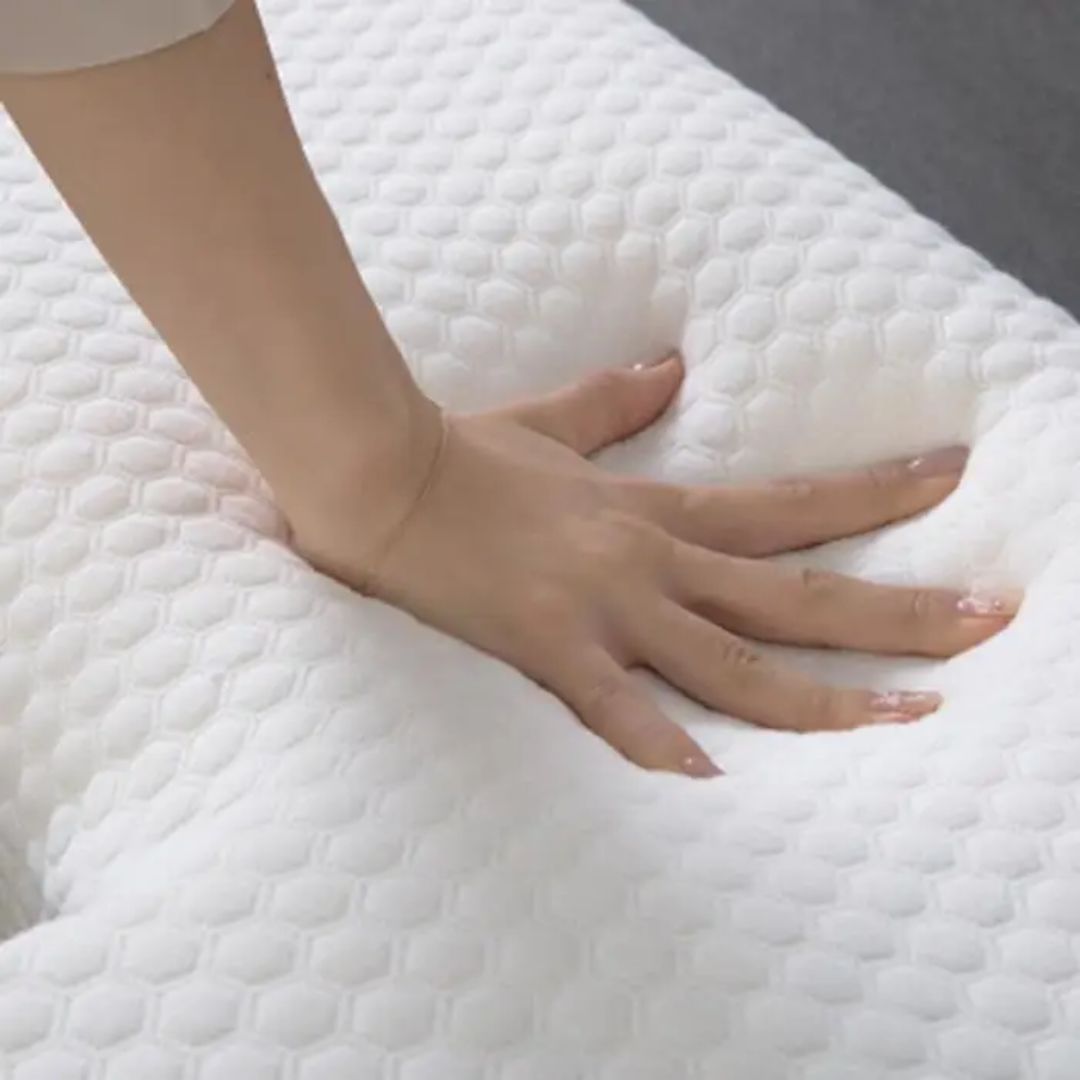 Ergonomic Side Sleeper Pillow with Cooling Gel and Arm Support