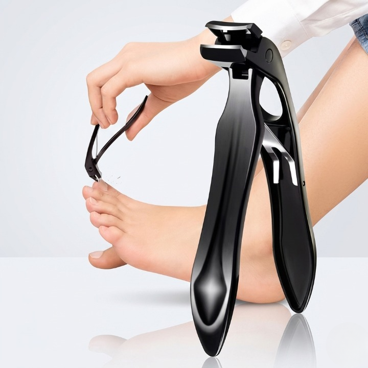 Long Handle Nail Scissors – Ergonomic 2-Pack for Thick Nails