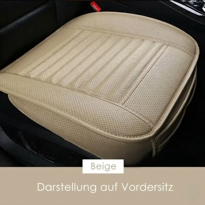 Non-Slip PU Leather Car Seat Protector – Breathable Design