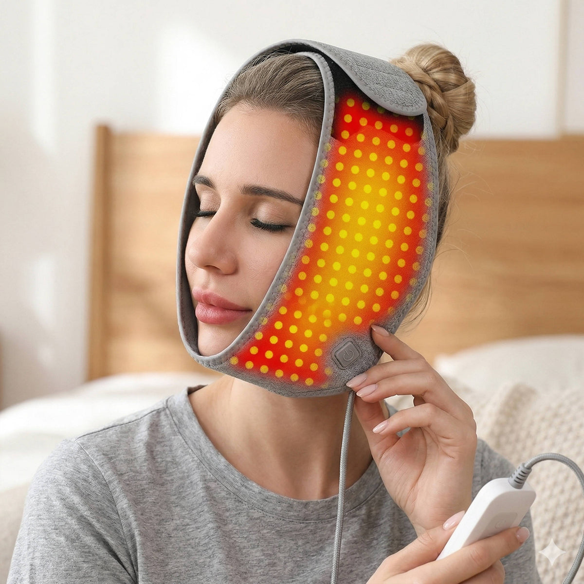 Jaw and Chin Heating Pad with Three Heat Levels for Facial Comfort