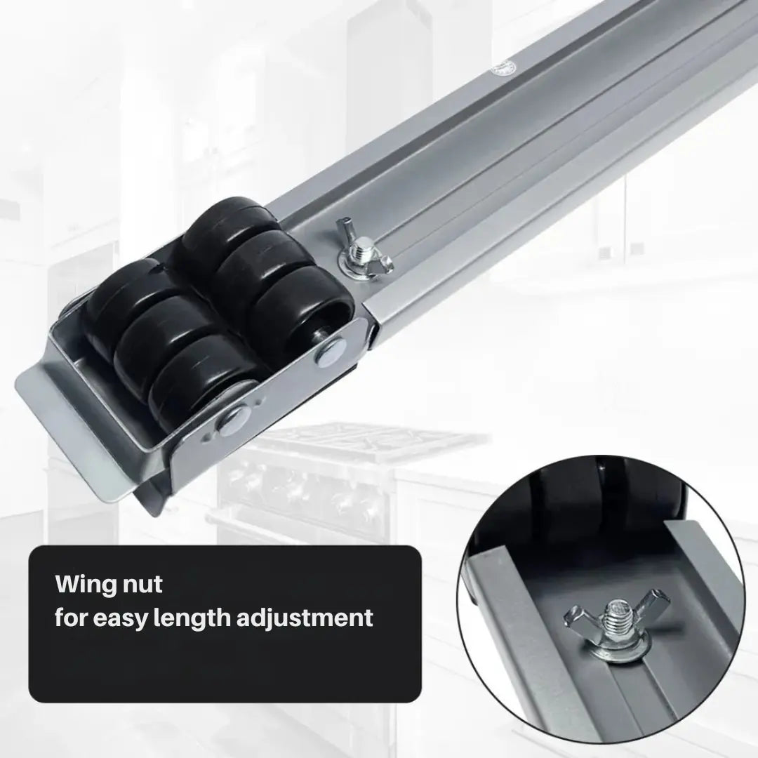 Adjustable Heavy-Duty Device Mover – Floor-Friendly for One Person