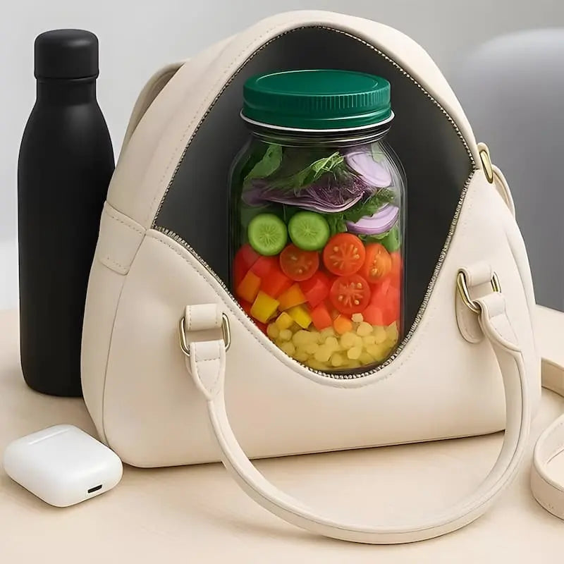 Salad Bowl with Lid – Keeps Greens Fresh, No Wilting