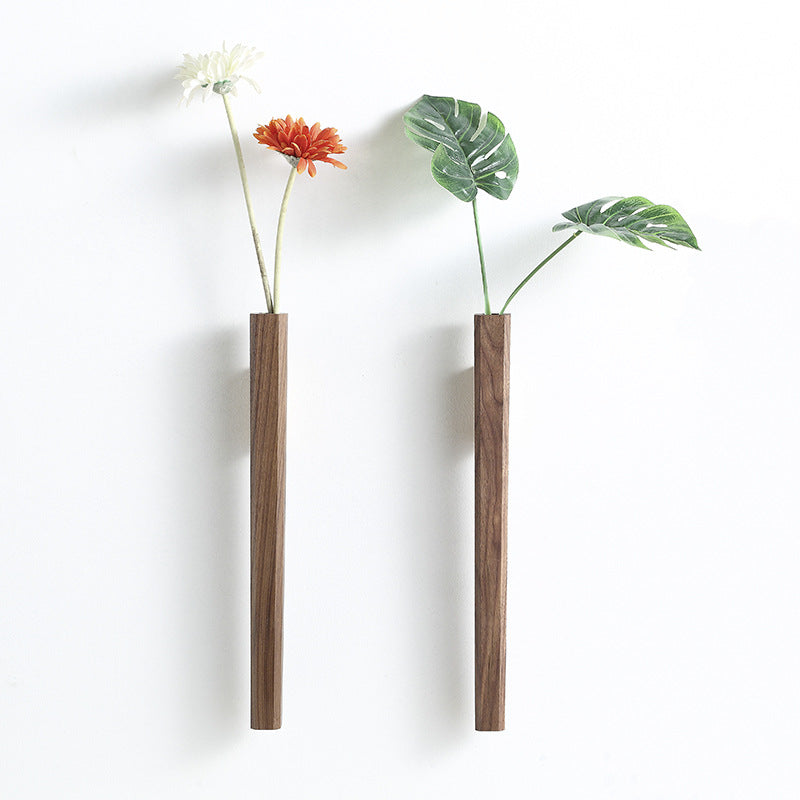 Elegant Glass Wall Vases - Set of 2 for Stunning Decor