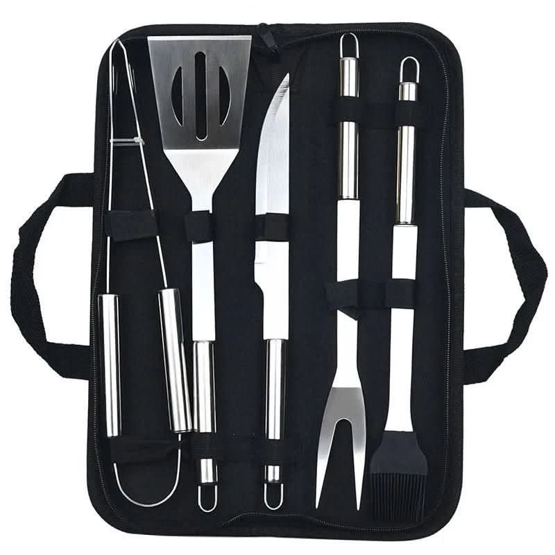 Stainless Steel Barbecue Tool Set for Outdoor Grilling