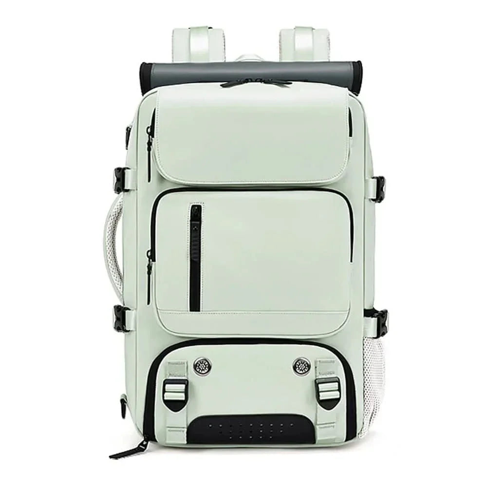 Spacious Waterproof Travel Backpack with USB Charging Feature