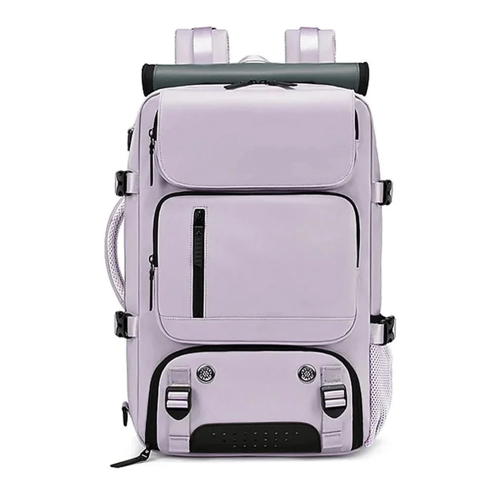 Spacious Waterproof Travel Backpack with USB Charging Feature