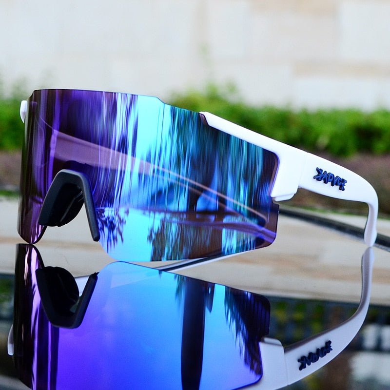 Mirrored Sports Sunglasses for Cycling and Outdoor Use