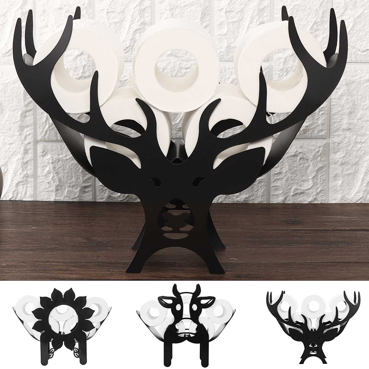 Animal-Themed Toilet Paper Dispenser – Stylish and Practical