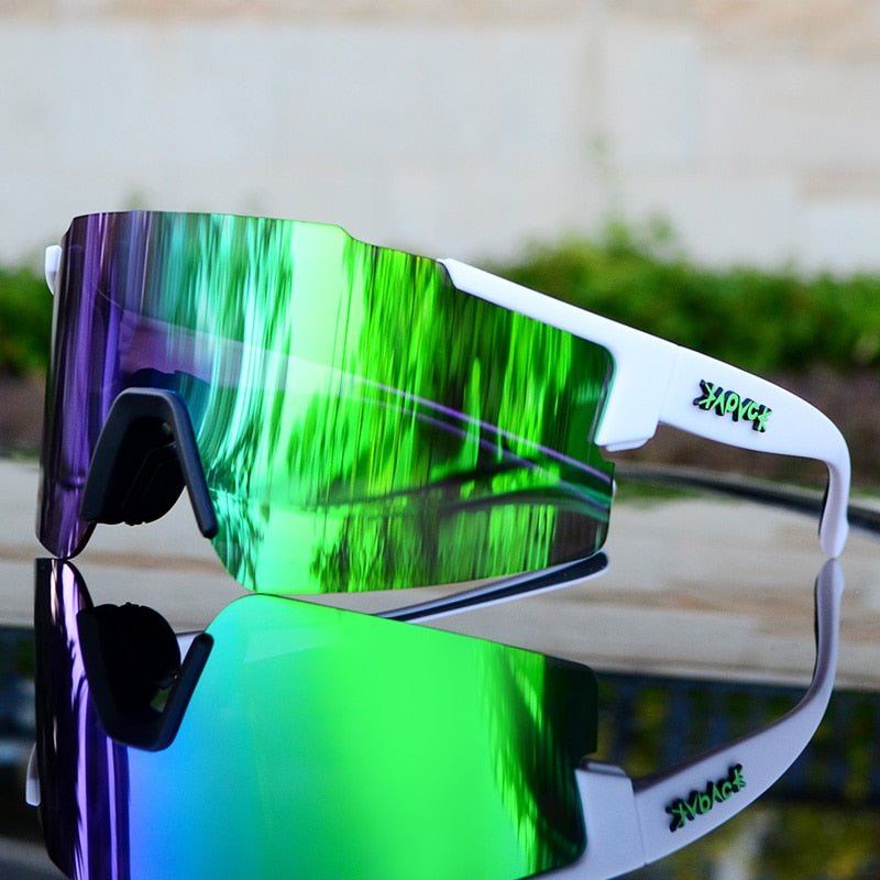Mirrored Sports Sunglasses for Cycling and Outdoor Use