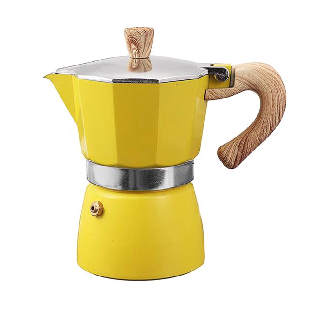 Stovetop Espresso Maker in Italian Style – Aluminum Moka Pot with Milk Frother and Drip Tray
