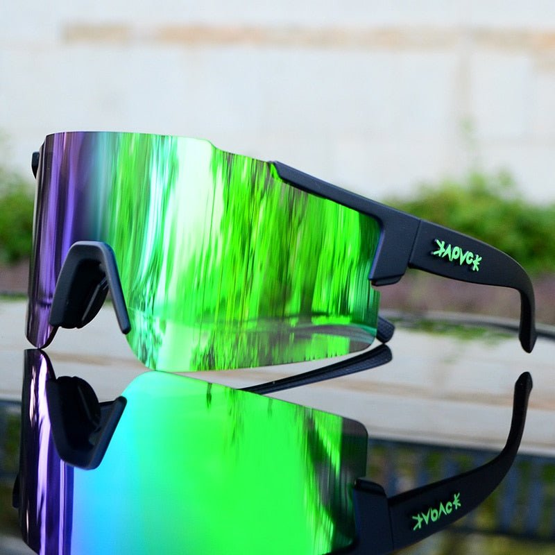 Mirrored Sports Sunglasses for Cycling and Outdoor Use