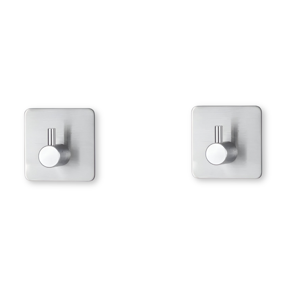 Self-Adhesive Towel Holder for Wall Mounting | Moisture-Resistant Stainless Steel