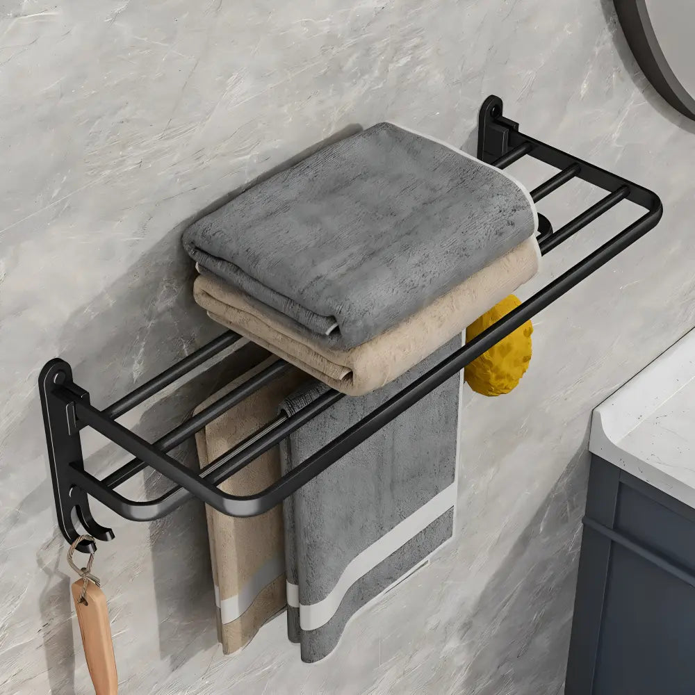 Aluminum Towel Rack with Hook