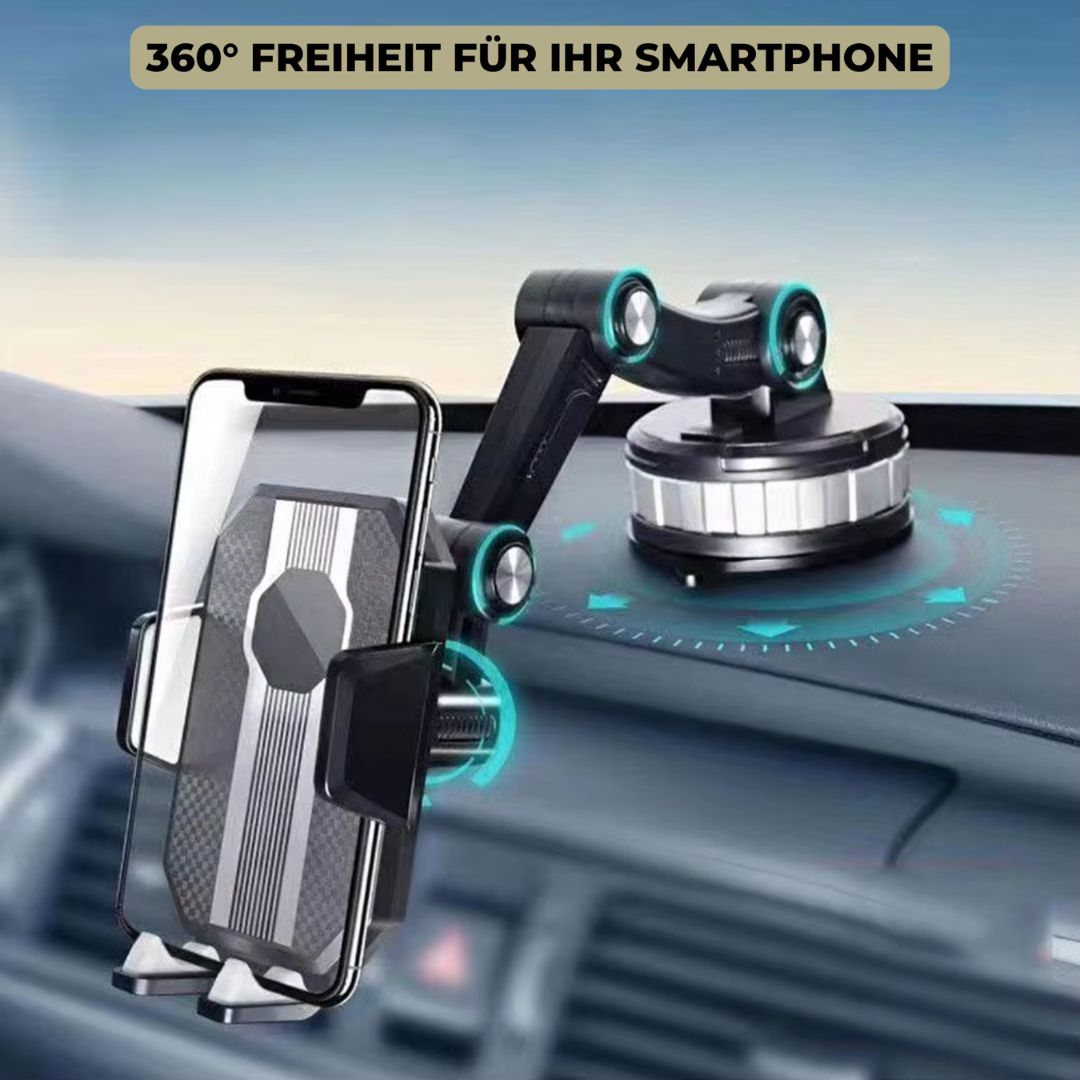 Phone Mount with Suction Cup & 360° Rotation