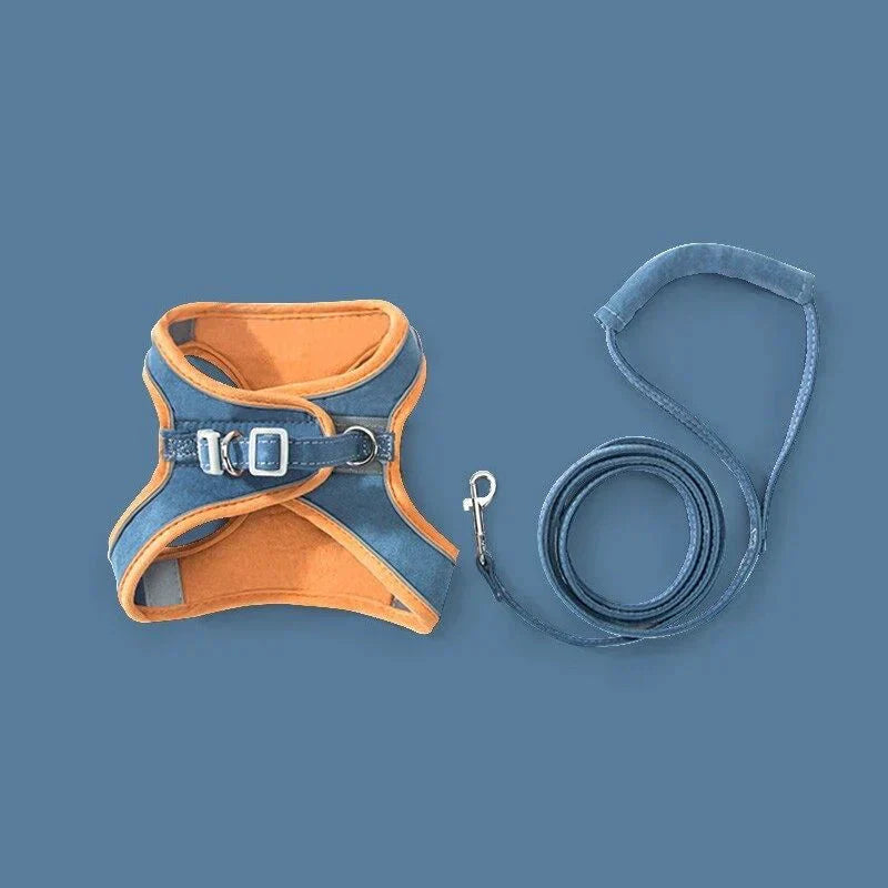 Reflective Safety Stripes Cat Harness and Leash – Comfortable Design