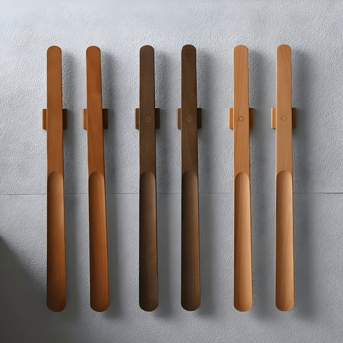 Extra-Long Wooden Shoe Horn with Ergonomic Grip for Easy Wearing