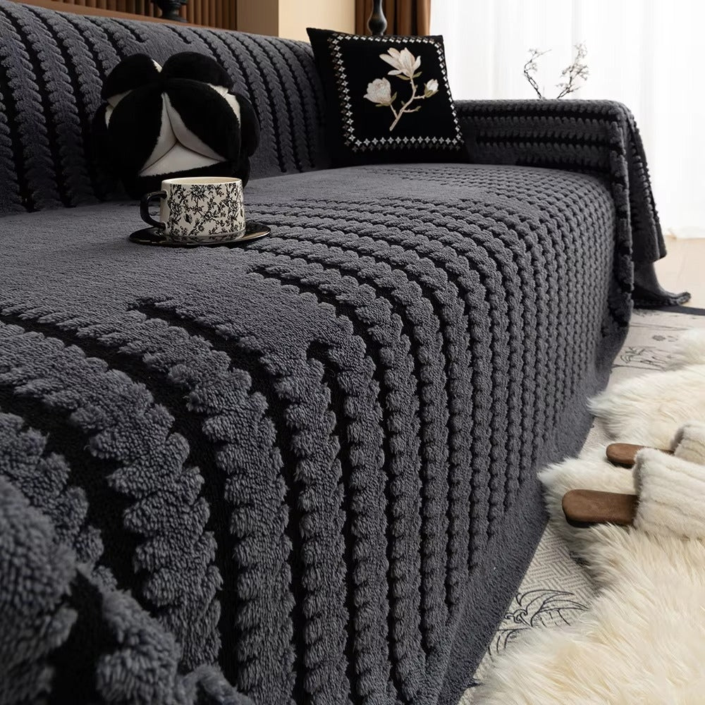 CozyWrap - Textured Non-Slip Sofa Protector Cover
