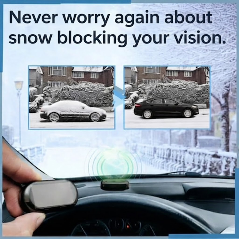 Windshield De-Icing Spray for Removing Ice, Frost, and Snow