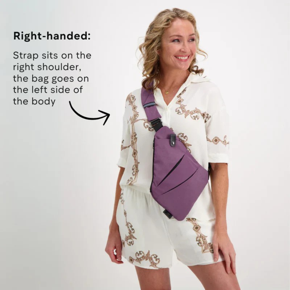 Anti-Theft Crossbody Bag for Secure Storage