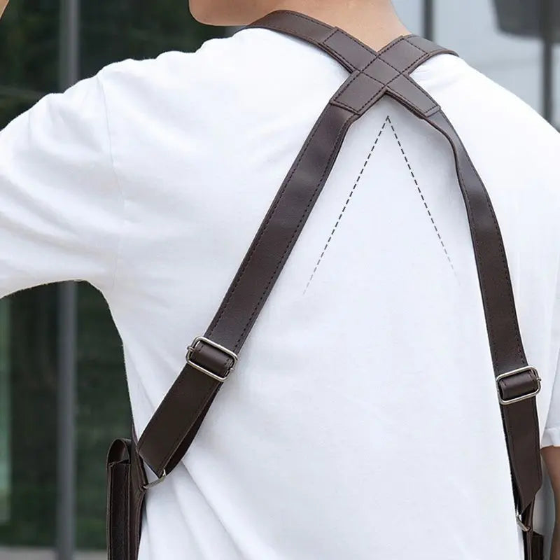 Multi-Compartment Crossbody Sling Bag for Men | Anti-Theft Travel Pack
