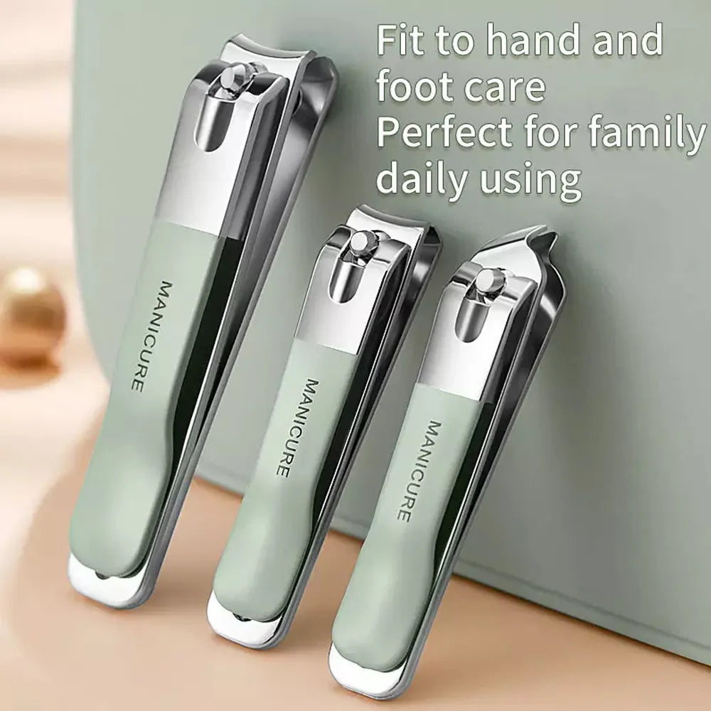 18-Piece Stainless Steel Nail Care Set for Manicure and Pedicure in Travel Case