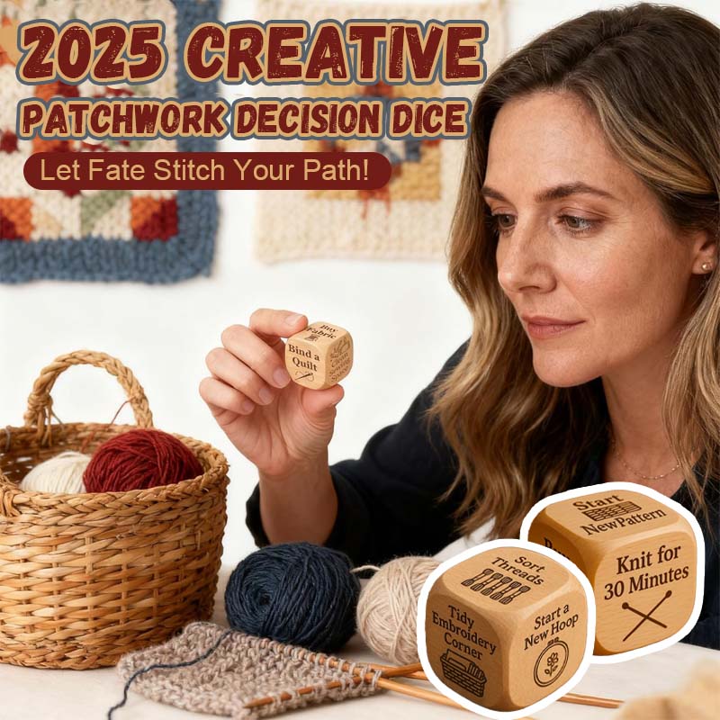 Wood Decision Dice | Creative Inspiration through Rolling | Laser Engraved