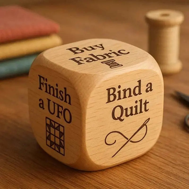 Decision-Making Cube in Wood – Fun Choice Selector