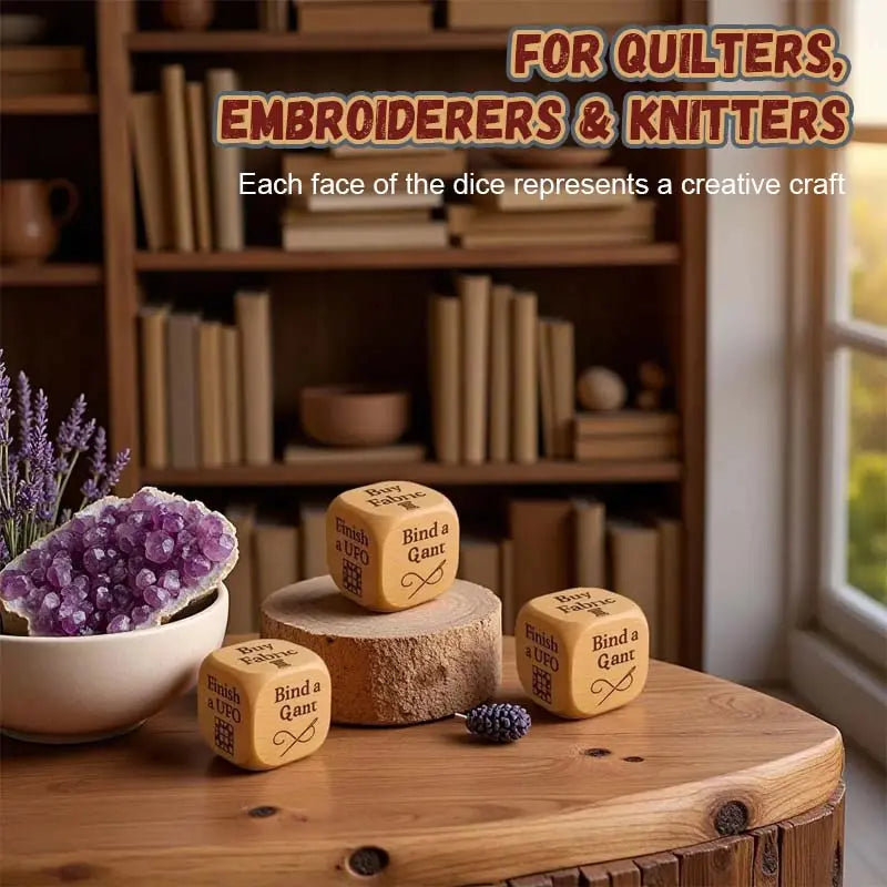 Decision-Making Cube in Wood – Fun Choice Selector