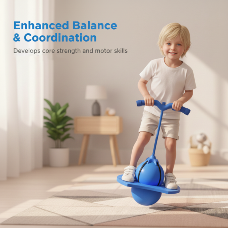Jump Ball | Non-Slip Surface | Removable Handles