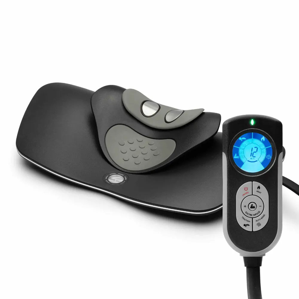 Heated EMS Red Light Neck Massager and Cervical Traction Device
