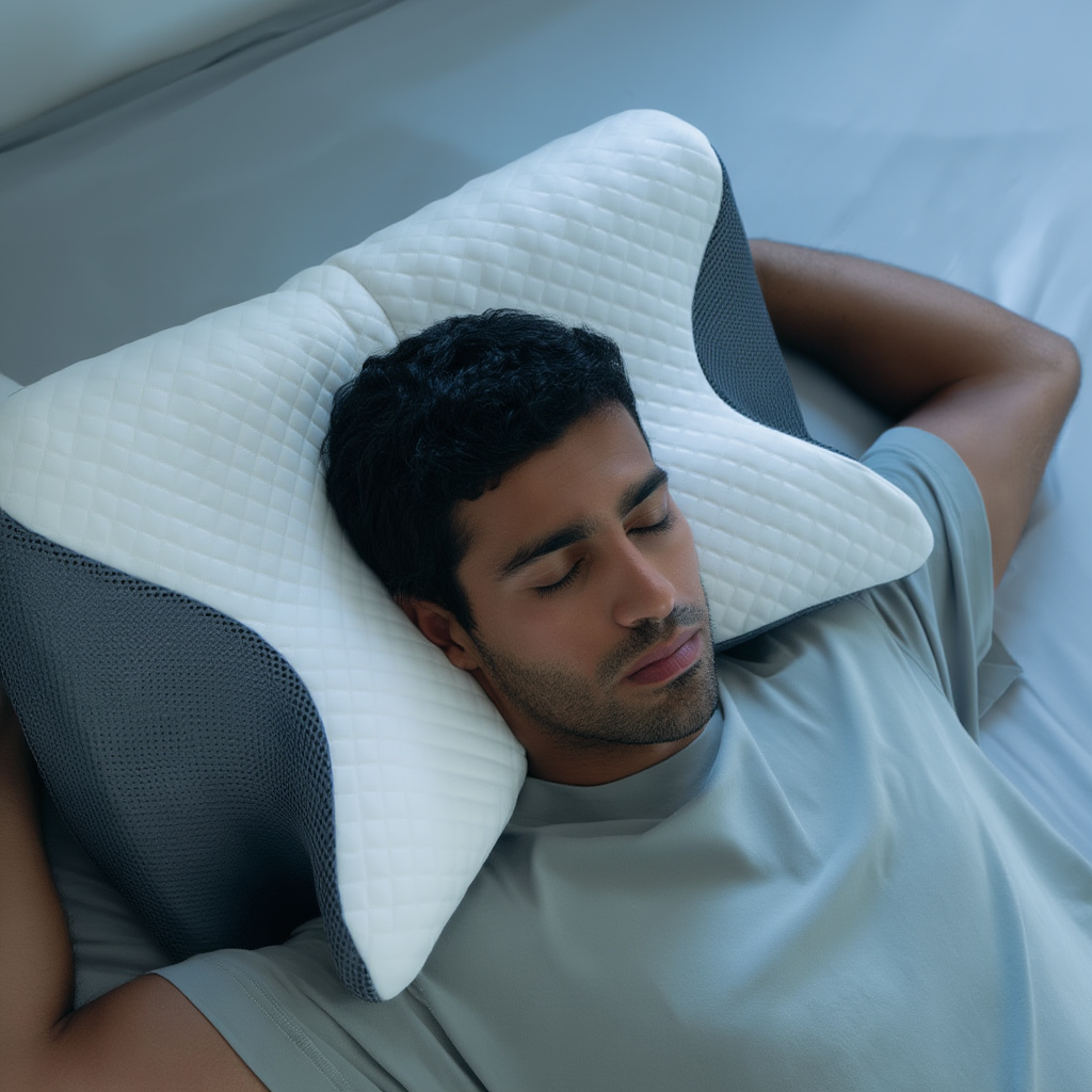 Contour Memory Foam Pillow for Cervical Neck Support - Orthopedic
