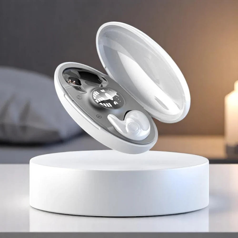 Wireless Mini Earbuds for Sleep with Noise Cancelling and Extended Battery