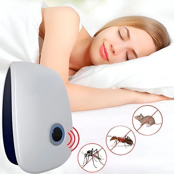 Plug-In Ultrasonic Insect Repeller for Chemical-Free Indoor Protection