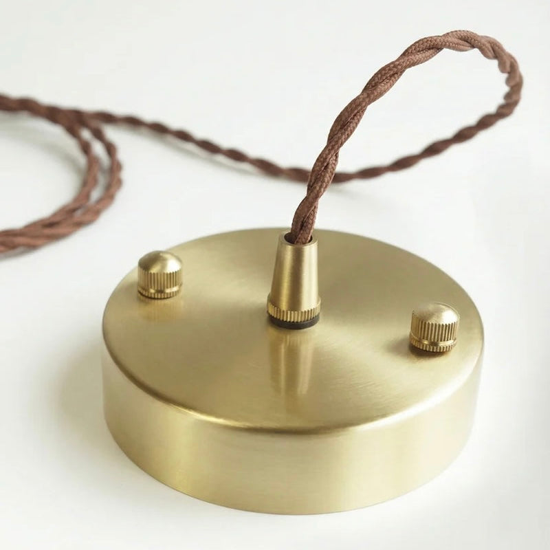 Hand Painted Ceramic Pendant Light with Warm LED Illumination