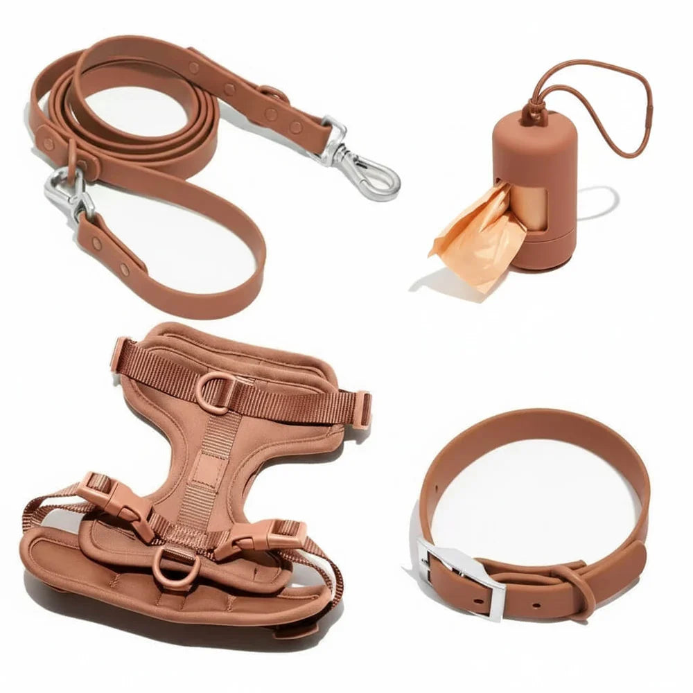 Lightweight Nylon Dog Harness with Mesh Padding and Adjustable Straps