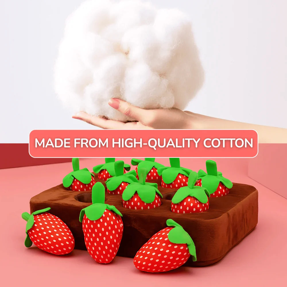 Interactive Dog Treat Mat - Plush Hide and Seek Puzzle Toy