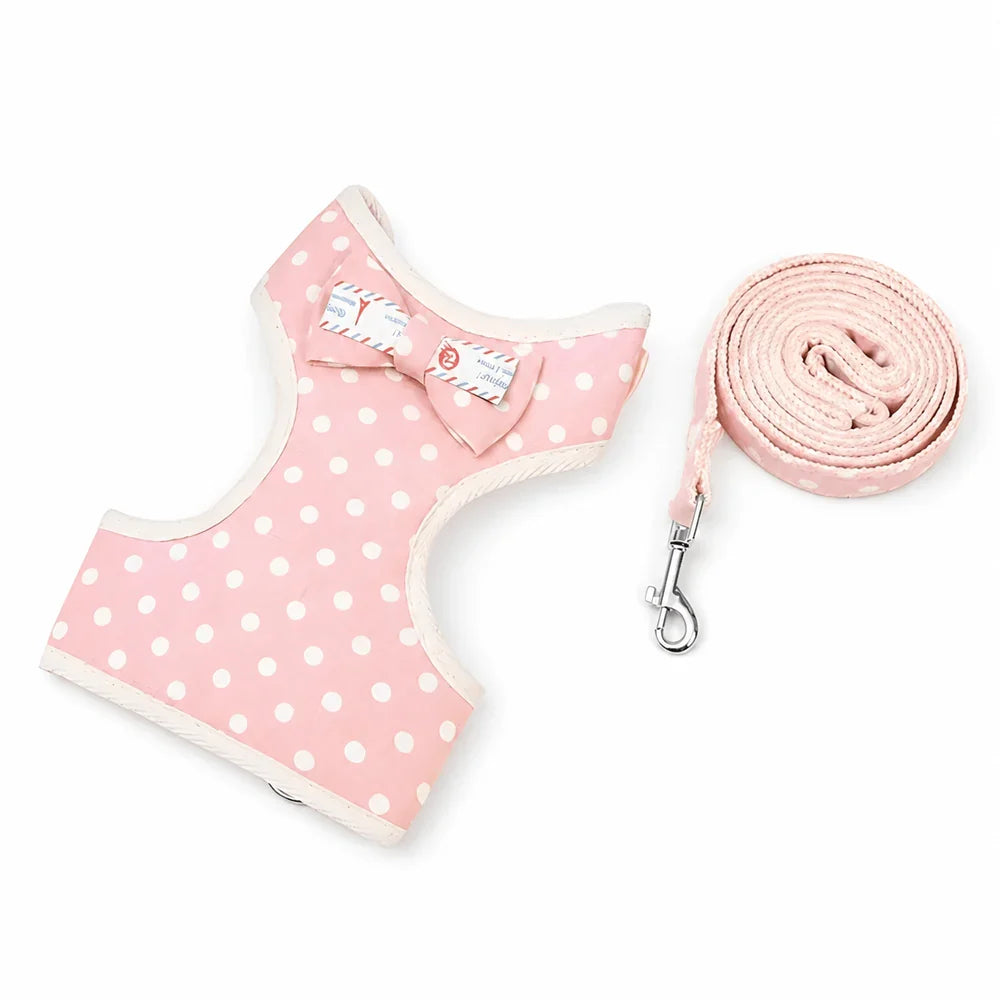 Adjustable Soft Mesh Cat Leash and Harness Set