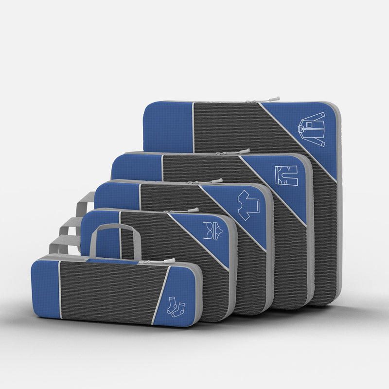 Packing Cubes with Dual-Zipper Compression System
