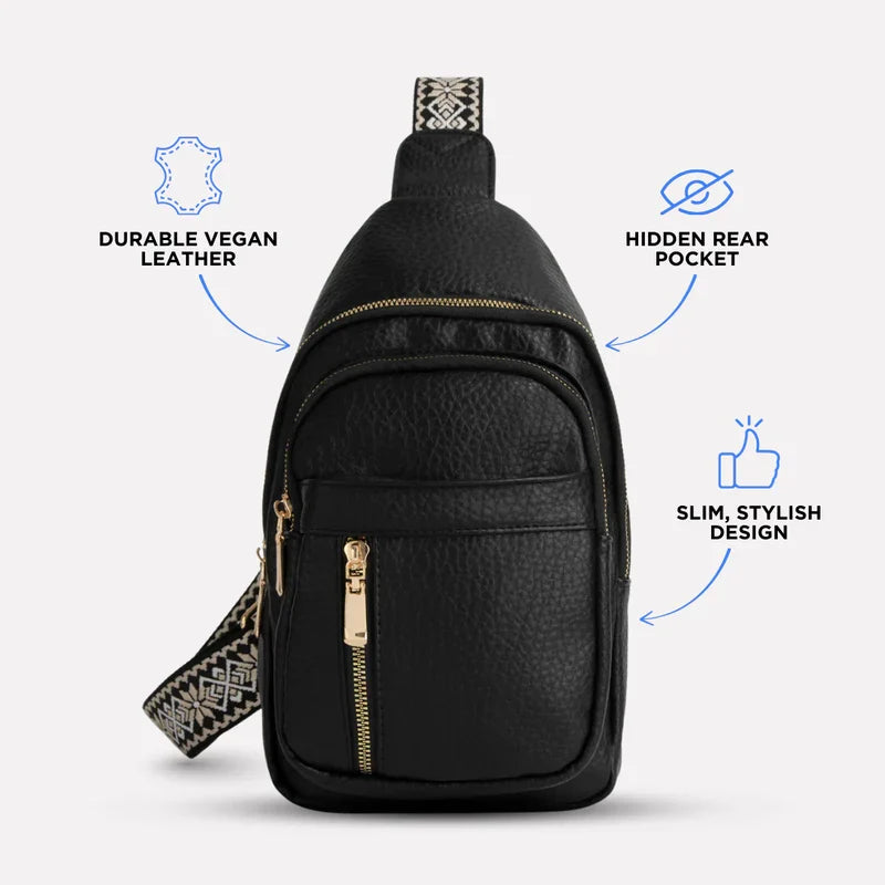 Adjustable Shoulder Strap Anti-Theft Crossbody Bag