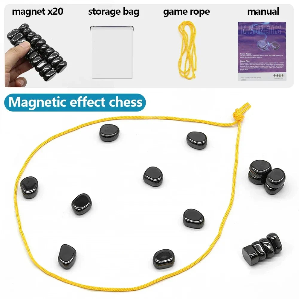 Portable Folding Travel Chess Set with Magnetic Board